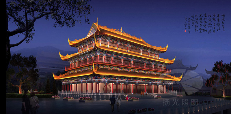 古建築夜景照明設計 古建(jiàn)築夜景照明(míng)設計