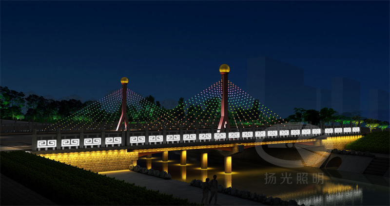 橋梁(liáng)夜景照明 橋梁夜景照明