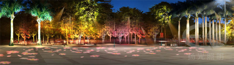 廣(guǎng)場夜景亮化設計 廣場夜景亮化設計