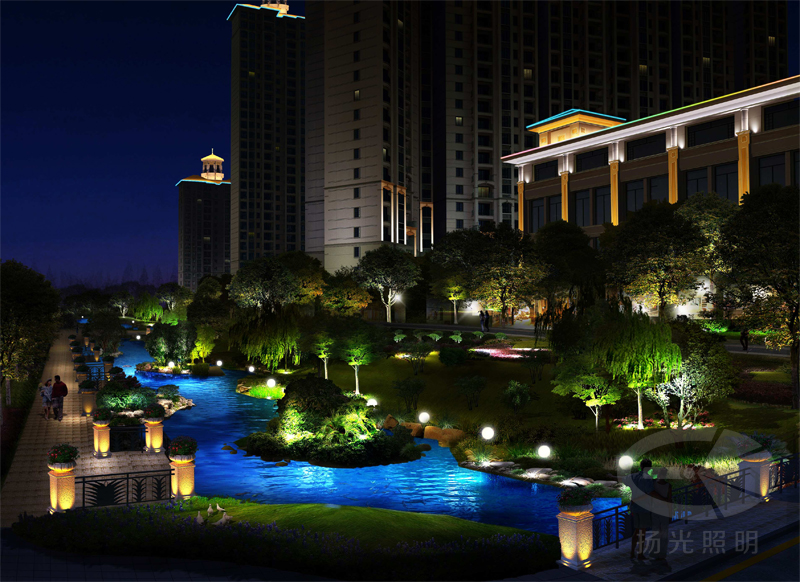 小(xiǎo)區夜景亮化設計 小區夜景亮化(huà)設計