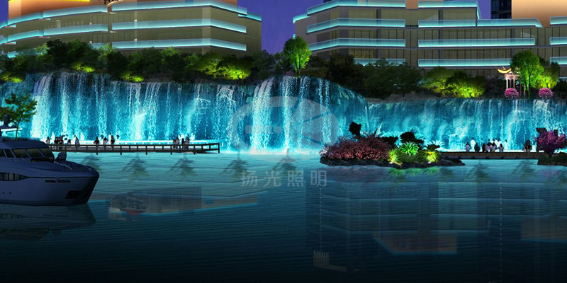 水景景觀照明設計的(de)兩種方式 水景景觀照明設計的兩種(zhǒng)方(fāng)式