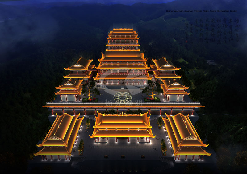 古(gǔ)建築亮化設計 古建築亮化設計