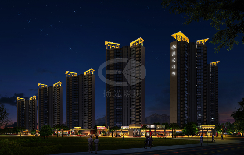 建築（zhù）外（wài）牆夜景照明