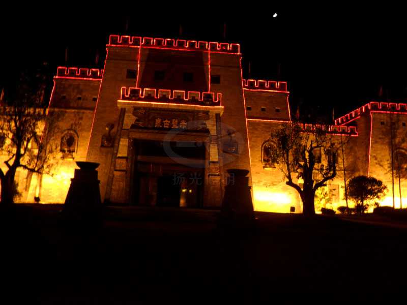 古建築夜景亮化