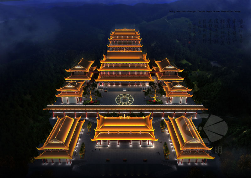 寺廟景觀照明設計 寺廟(miào)景觀照明設計(jì)
