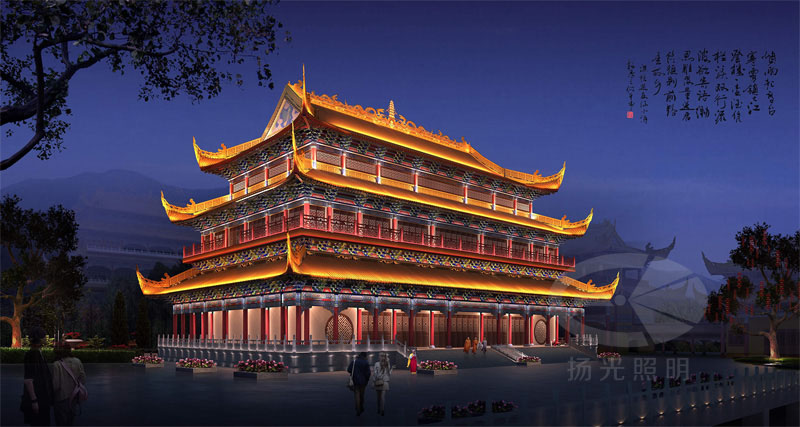 寺廟景(jǐng)觀照明設計 寺廟景觀照明設計