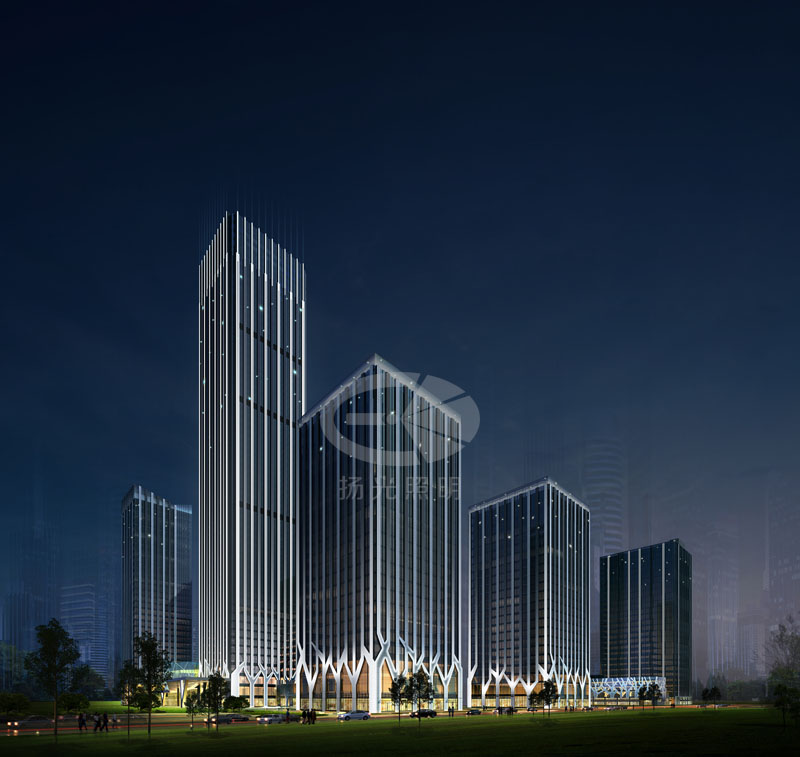 商務大廈景觀(guān)照明 商務大廈景觀照明