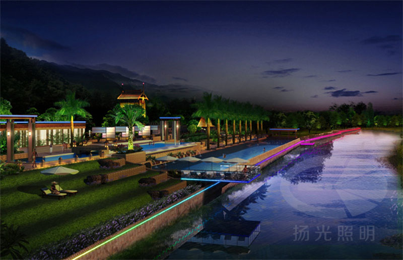 酒店景(jǐng)觀(guān)亮(liàng)化設計 酒(jiǔ)店景觀亮化設計