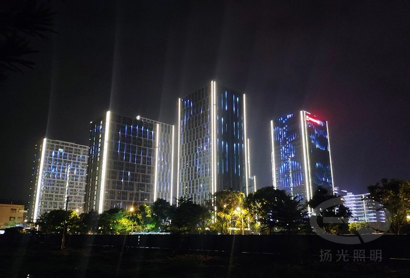 中國鐵建南方總部商業綜（zōng）合體燈光工程實景圖