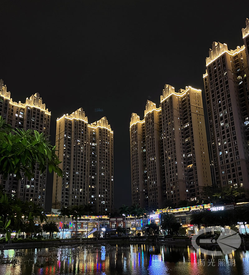 東莞希爾頓酒店泛（fàn）光照明（míng）工程實景圖（tú）