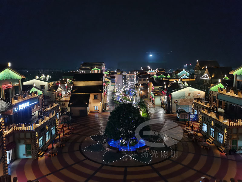 景點夜景（jǐng）照明實景圖