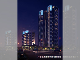 合群地產：汕頭群星華庭樓體亮化