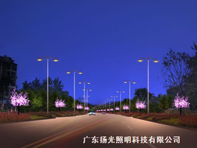 湖北銀泉大道景觀亮化（huà）