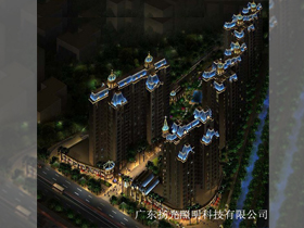 保利地產：廣州香檳公寓夜景照明工程