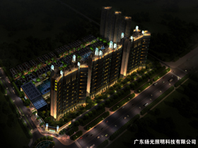 景天地產：東莞景天花（huā）園城戶外亮化工程