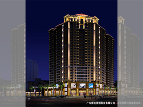廣（guǎng）西恒昌城市麗景（jǐng）樓體亮化