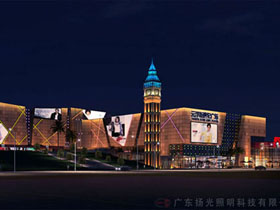 雲浮新世紀廣場夜景燈（dēng）光工程