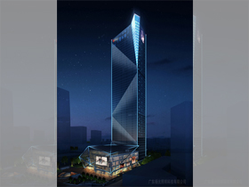 東莞嘉宏振興大廈超高層（céng）建築照（zhào）明設（shè）計