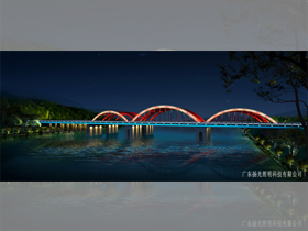 貴州黃弓大橋夜景（jǐng）照明