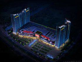 順德北滘慧聰家電城夜景照明（míng）