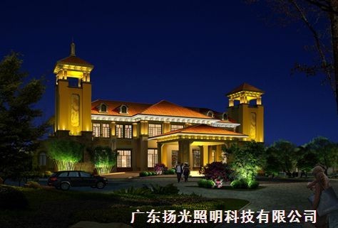 嘉宏：四會翡翠山河酒店樓體（tǐ）亮化