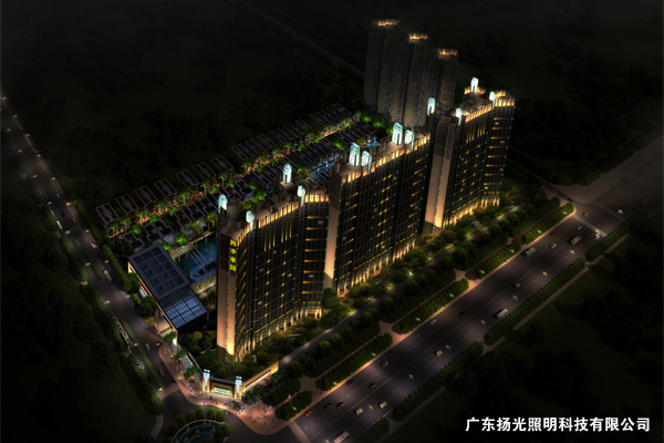 景天（tiān）地產：東莞景天花園城戶外亮化工程
