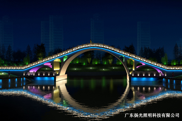 山東濱州橋梁燈光設計（jì）