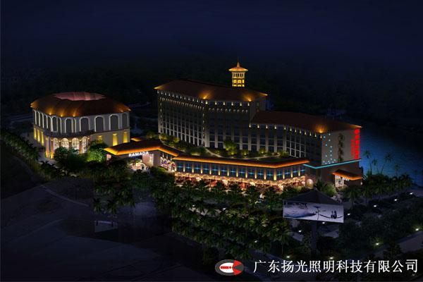 惠州大亞灣華美達（dá）酒店夜景（jǐng）照明