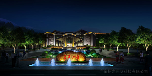 貴州仙穀山度假（jiǎ）小鎮夜景照明