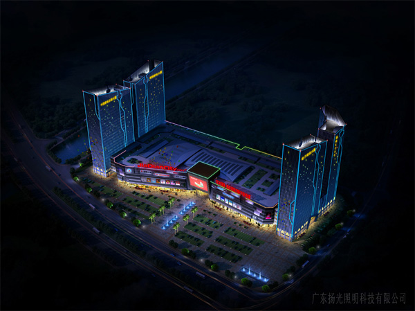 順德北滘慧聰家電城夜景（jǐng）照明