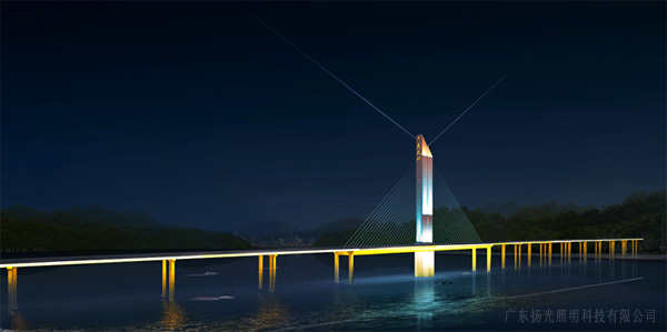 英（yīng）德廣英大橋夜景照明