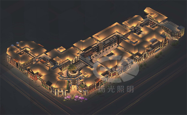 雲南昆明風情商業街照明設計（jì）