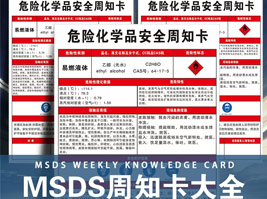 危險化學（xué）品安全周知卡