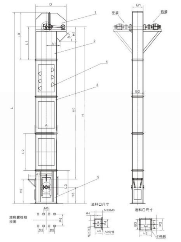 TD型鬥式提升機 TD型鬥式(shì)提升(shēng)機