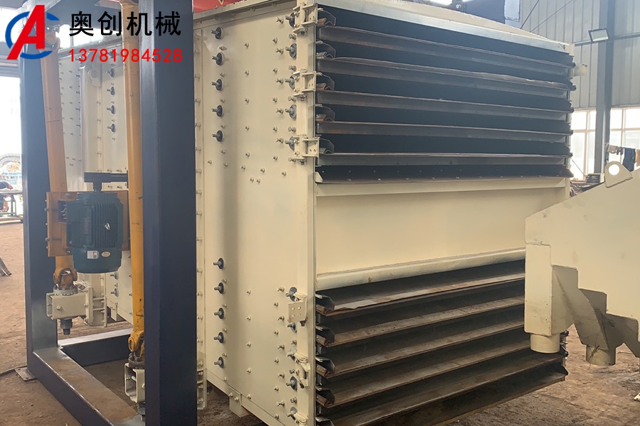 方形搖擺篩更換篩網（wǎng）